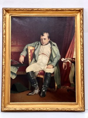 Xaver Diblik, Napoleon Bonaparte Portrait, 1950, Painting for sale at Pamono