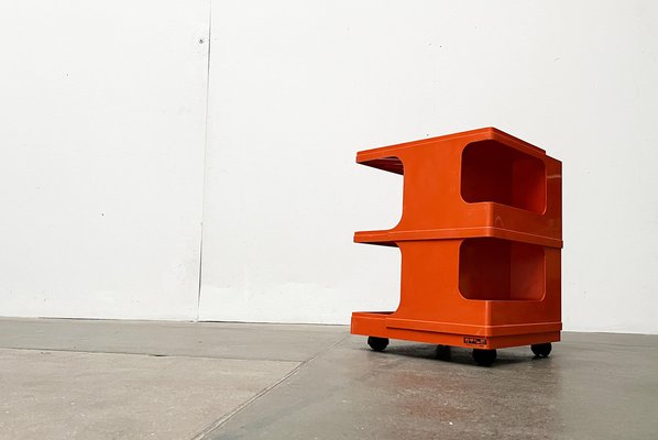 Mid-Century Italian Space Age Bar Trolley or Side Table by