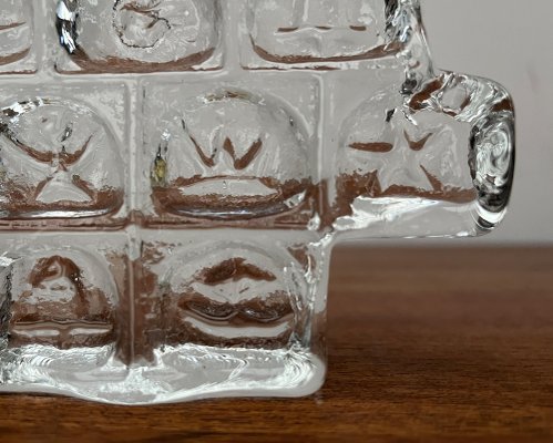 Vintage German Glass X-Mas Tree Candleholder from