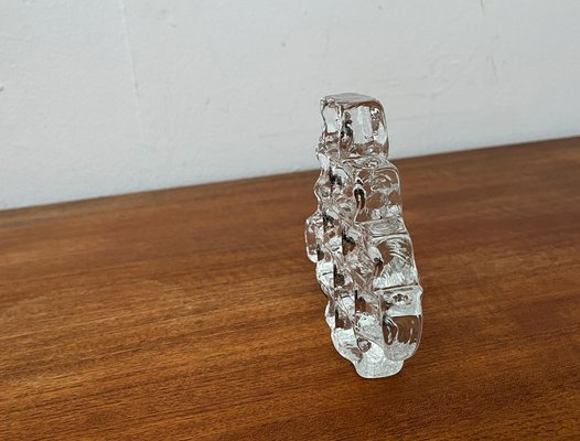 Vintage German Glass X-Mas Tree Candleholder from