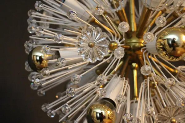 Sputnik Snowball Dandelion Chandelier Emil Stejnar for Nikoll
