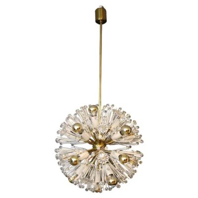 Sputnik Snowball Dandelion Chandelier Emil Stejnar for Nikoll