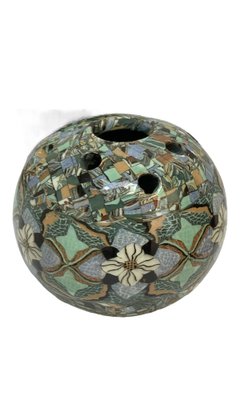 vallauris フランス　JEAN GERBINOヴィンテージ花瓶 Micro-Mosaic Ceramic Vase by Jean Gerbino for Vallauris