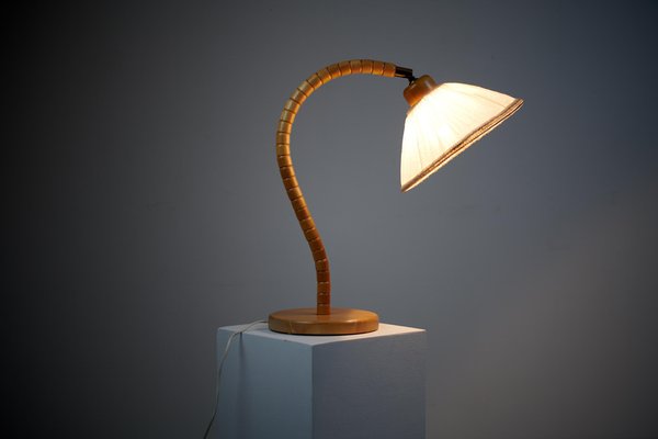 Swedish Modern Birch Table Lamp from Markslöjd Kinna, 1960s for
