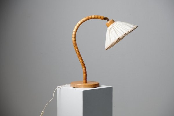 Swedish Modern Birch Table Lamp from Markslöjd Kinna, 1960s for