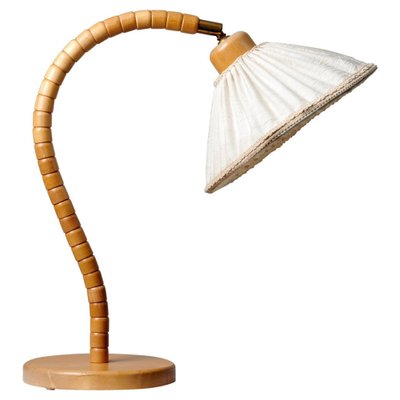 Swedish Modern Birch Table Lamp from Markslöjd Kinna, 1960s for