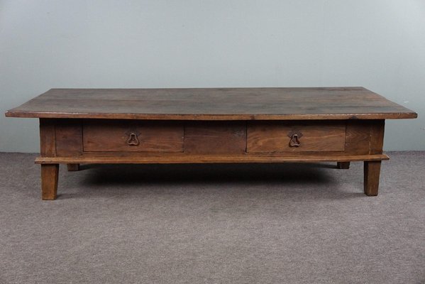 Antique Oak Coffee Table 1700s for sale at Pamono