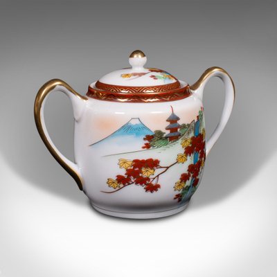 アンティーク　お茶セット　fame AL JAPAN Vintage Japanese 4-Person Tea Set in Ceramic, 1940s, Set of