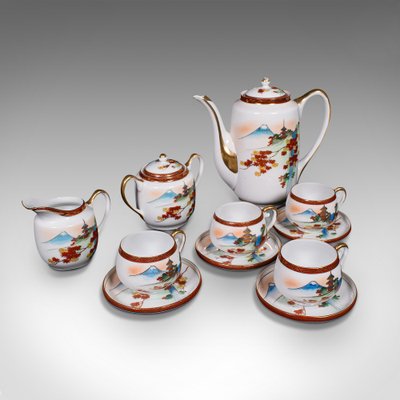 Set 4 Ciotole In Ceramica Giapponese VanEnjoy – Fiori Di Ciliegio, Motivo Fiocchi Di Neve – Microonde E Lavastoviglie