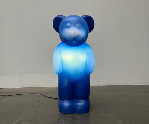 Postmodern German Lumibär Bear Floor Lamp by Klein & Leidig for