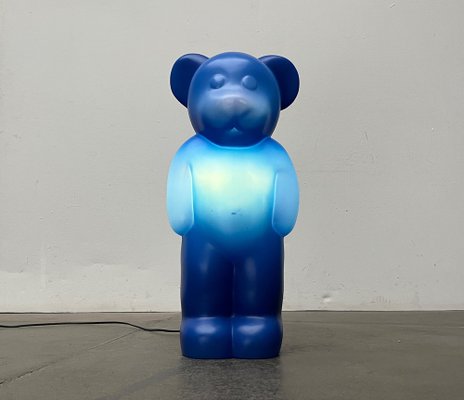 Postmodern German Lumibär Bear Floor Lamp by Klein & Leidig for