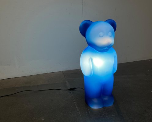Postmodern German Lumibär Bear Floor Lamp by Klein & Leidig for