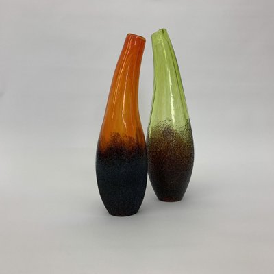 KOSTA BODA 花瓶　2点 Moonlanding Vases by Monica Backstrom for Kosta Boda, Sweden, Set