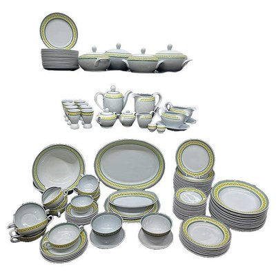 Dinner Service Kronenband from Arabia of Finland 1960s Set of