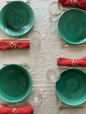 1950s dinner clearance plates