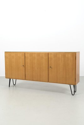 Vintage Blonde Wood Sideboard