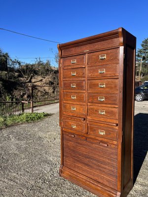 Chest of Drawers in Oak by Antoni Ferretti 1890s for sale at Pamono