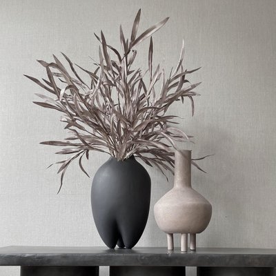 Taupe Duck Vase by 101 Copenhagen, Set of 2 for sale at Pamono