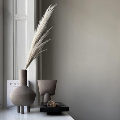 Dark Grey Duck Vase by 101 Copenhagen, Set of 2 for sale at Pamono