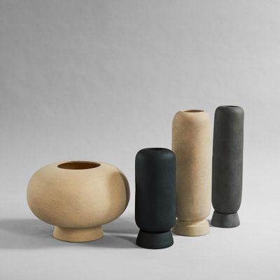 101 COPENHAGEN Kabin Vase Fat Bone White インテリア小物 花瓶