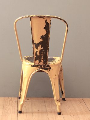 Gold on sale tolix chair