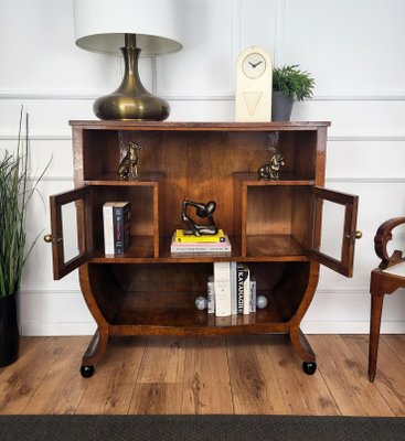 Art Deco Italian Sideboard in Walnut 1940s