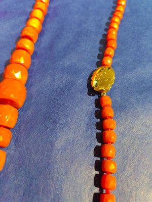 KAD ringen - Vintage coral necklace - Vintage coral necklace