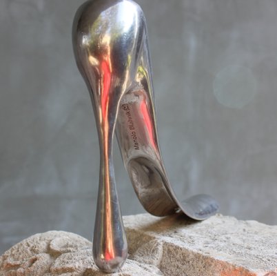 MANOLO BLAHNIK シューホーン シルバー Manolo Blahnik Shoe Horn in Cast Aluminum, 2000s for sale at Pamono