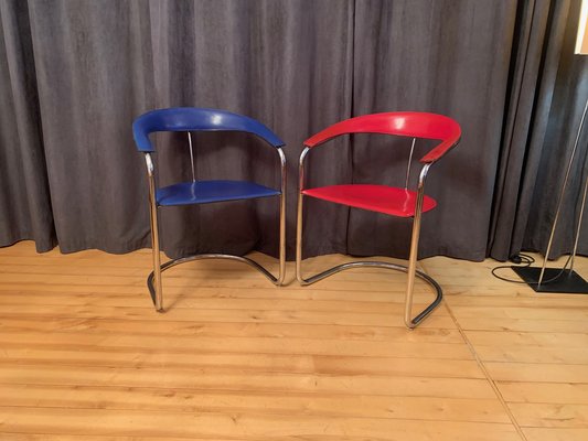 Set of Canasta Chairs from Arrben, Italy, 1970s-1980s for sale at