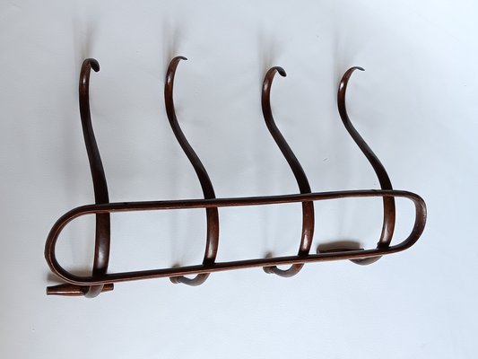 Vintage Bentwood Wall Coat Rack 1960s for sale at Pamono
