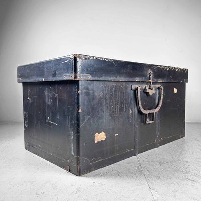 Meiji Era Taishō Decorative Wooden Transport Case, Japan for sale