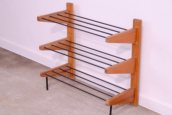 Mid-Century Shoe Rack, Former Czechoslovakiaoslovakia, 1960s for