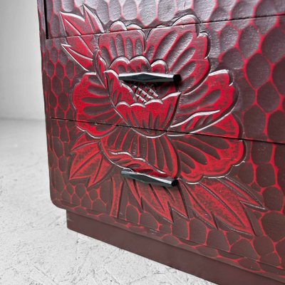 Shōwa Era Kamakura Bori Sewing Box, Japan, 1980s for sale at