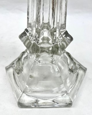 Crystal Candlesticks from Val Saint Lambert, Belgium, 1900s, Set