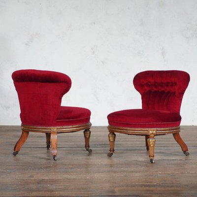Slipper chair set sale