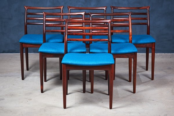 Danish Rosewood Dining Chairs by Erling Torvits for Sor