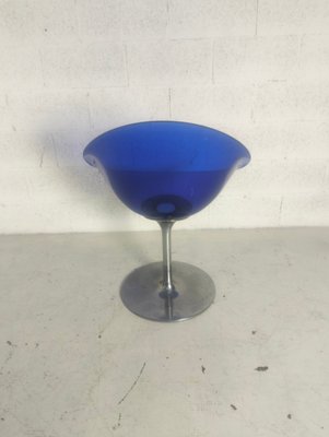 Eros Swivel Blue Chair by Philippe Starck for Kartell, 1990s for