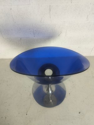 Eros Swivel Blue Chair by Philippe Starck for Kartell, 1990s Eros Swivel Blue Chair by Philippe Starck for Kartell, 1990s