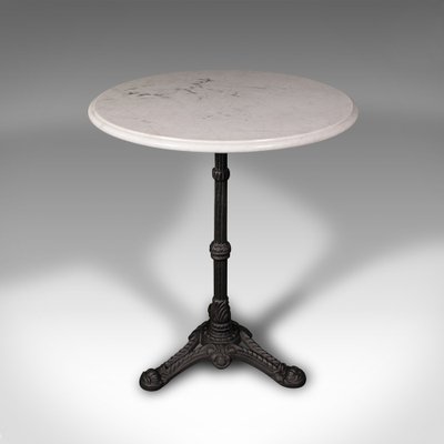Vintage marble cheap bistro table