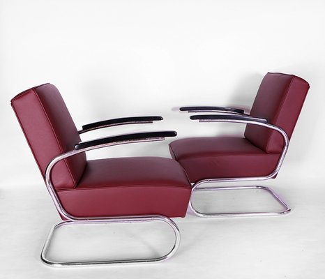 Vintage Bauhaus Steel Tube Club Chair From Mauser For Sale At Pamono