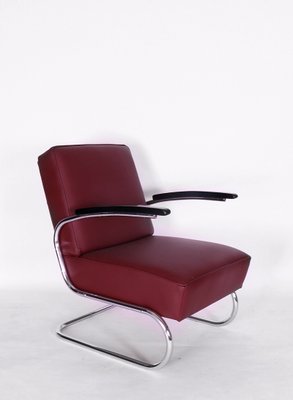 Vintage Bauhaus Steel Tube Club Chair From Mauser For Sale At Pamono