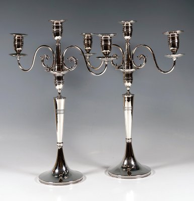 Empire silver candle holders shop