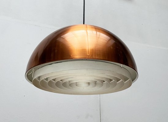 Vintage copper shop pendant light