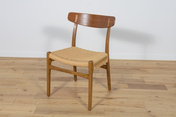 Mid Century Dining Chairs Ch23 by Hans J. Wegner for Carl Hansen Son 1960s Set of 4 for sale at Pamono