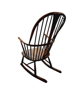 Mid Century Modern Rocking Chair attributed to Lucian Ercolani for Ercol for sale at Pamono
