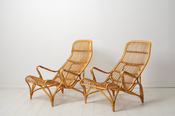 Rattan chair online and footstool