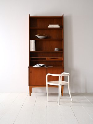 Bookcase with Folding Desk 1960s for sale at Pamono