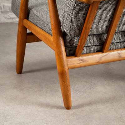 Oak Cigar Chair by Hans J. Wegner for Getama, Denmark, 1950s