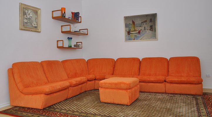 Orange modular sectional online