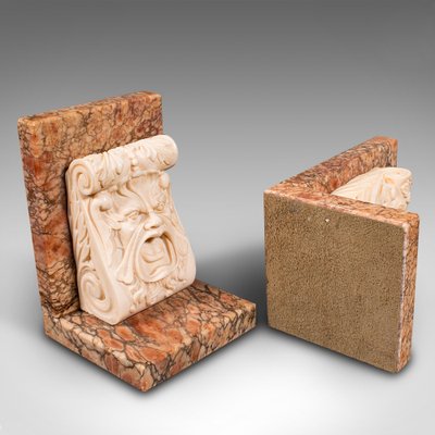 Fermalibri Marmo Rosa - Supporto Decorativo Per Libri Pesanti, Libreria E Cucina - Foto 6